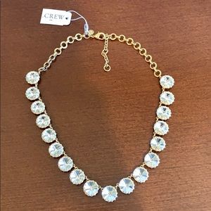 J. Crew diamond necklace.
